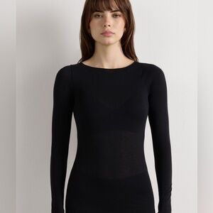 Intimissimi Black Long Sleeve Top